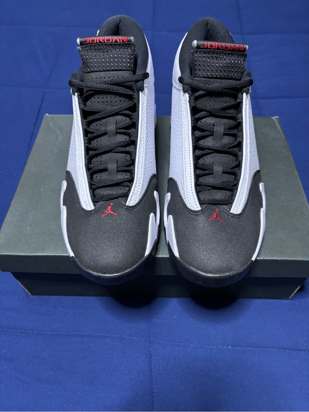 Jordan 14 Retro Black Toe 2024 Size 10
